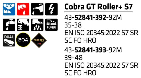 SIEVI COBRA GT ROLLER+ S7 Größe 35-38